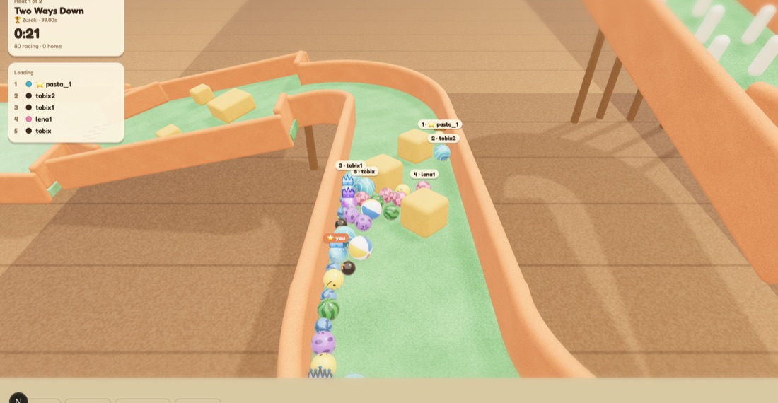ChatMarbles running on stream